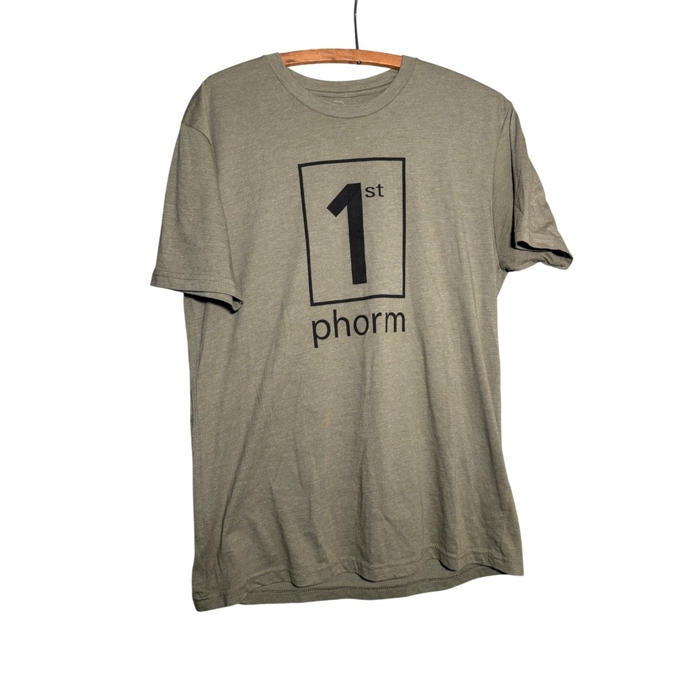 1st Phorm Legion of Boom Graphic T-Shirt Mens Large Olive Green Short Sleeve